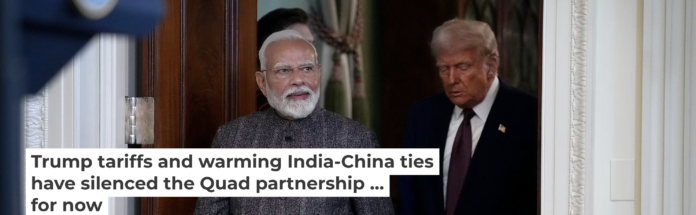 When one diplomatic dance ends, Prime Minister Narendra Modi and President Donald Trump have sought partners elsewhere. Andrew Harnik/Getty Images